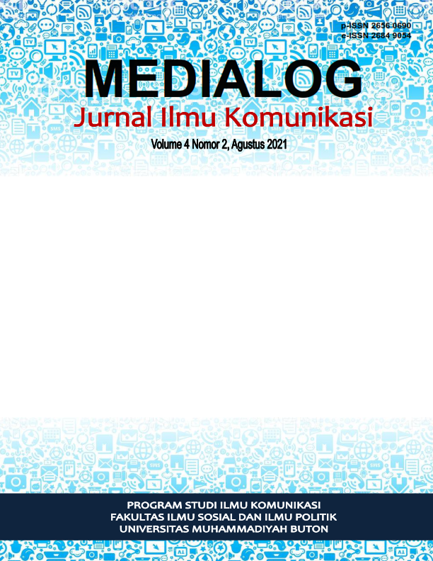 					View Vol. 4 No. 2 (2021): Medialog: Jurnal Ilmu Komunikasi
				